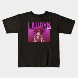 Vintage Bootleg Lauryn Hill - Halftone Kids T-Shirt